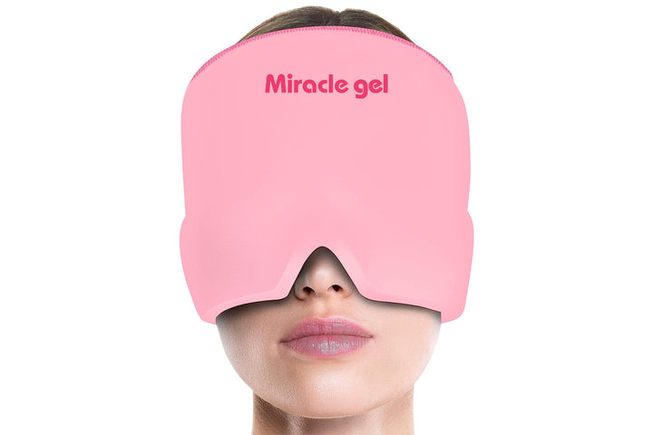 Migraine Relief Hat headache hat Gel Hot Cold Therapy Ice Cap For Relieve Pain Ice Hat Eye Mask