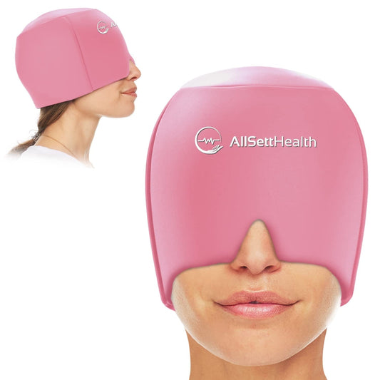 Migraine Relief Hat headache hat Gel Hot Cold Therapy Ice Cap For Relieve Pain Ice Hat Eye Mask